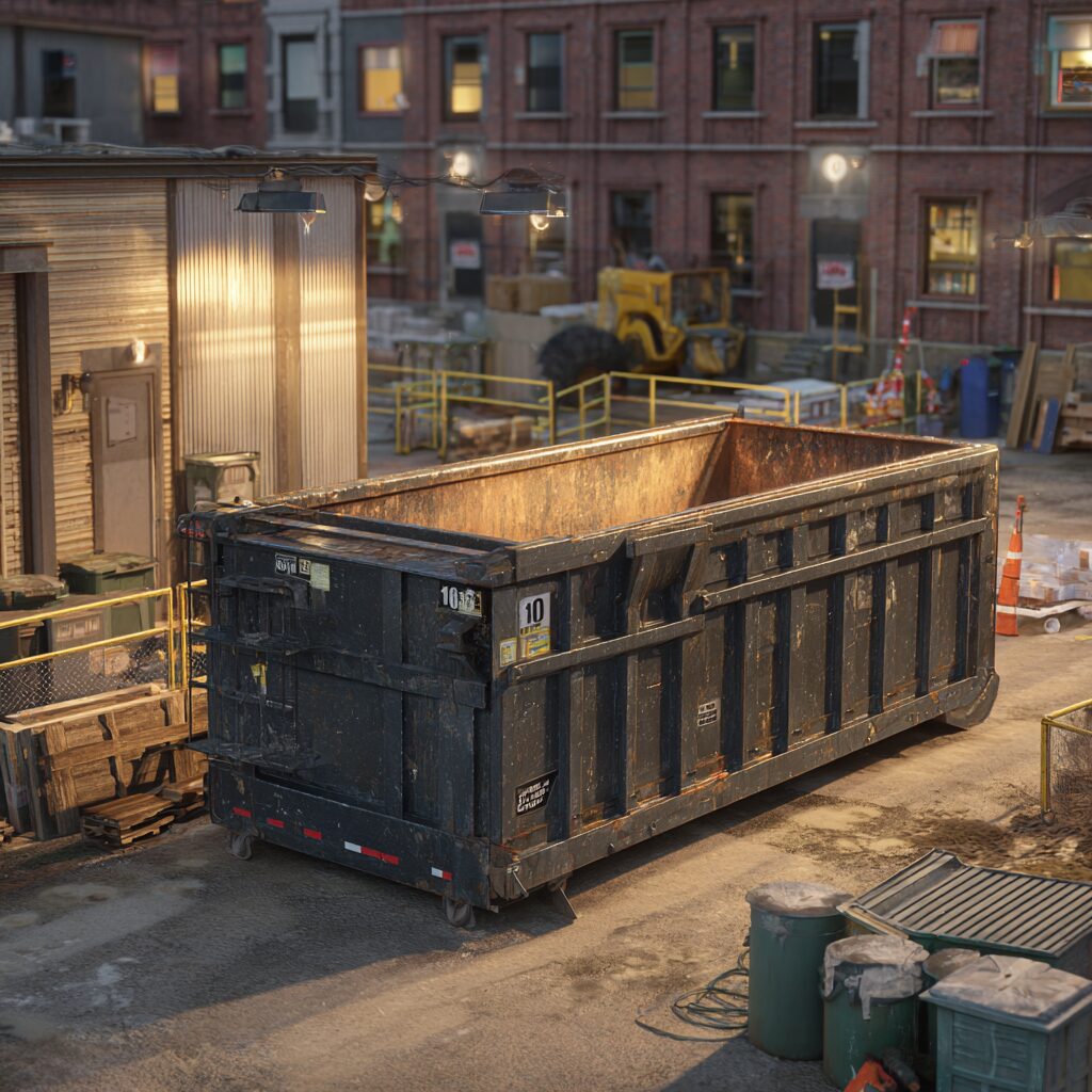 rented dumpsters for multi-stream waste separation