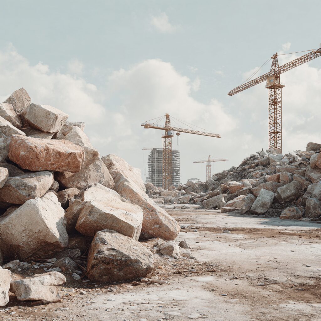 Heavy material separation for rented dumpsters