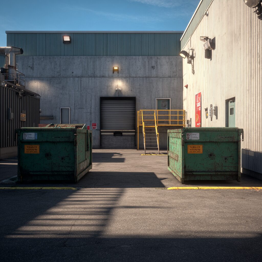 dumpsters for multiple waste streams