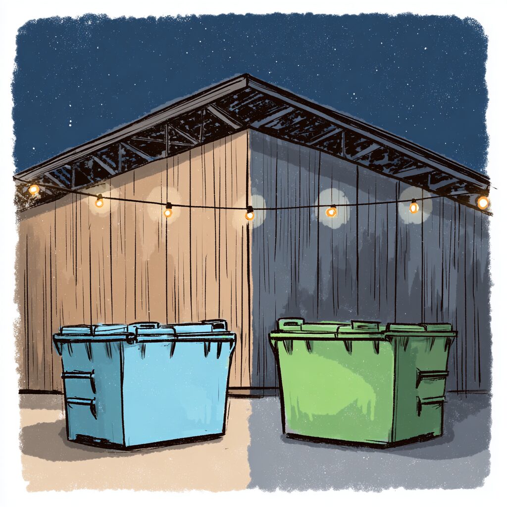 single-stream vs multi-stream dumpster use