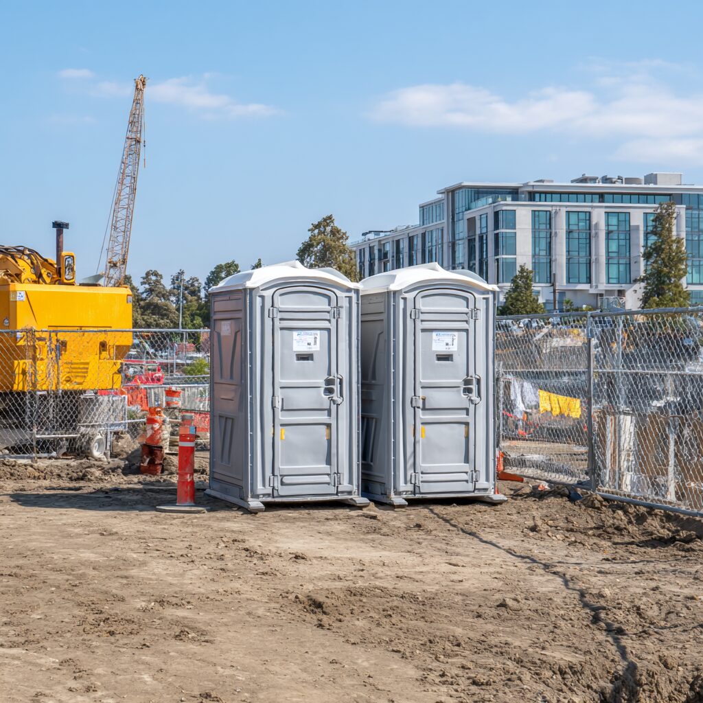 porta potty hygiene on construction sites