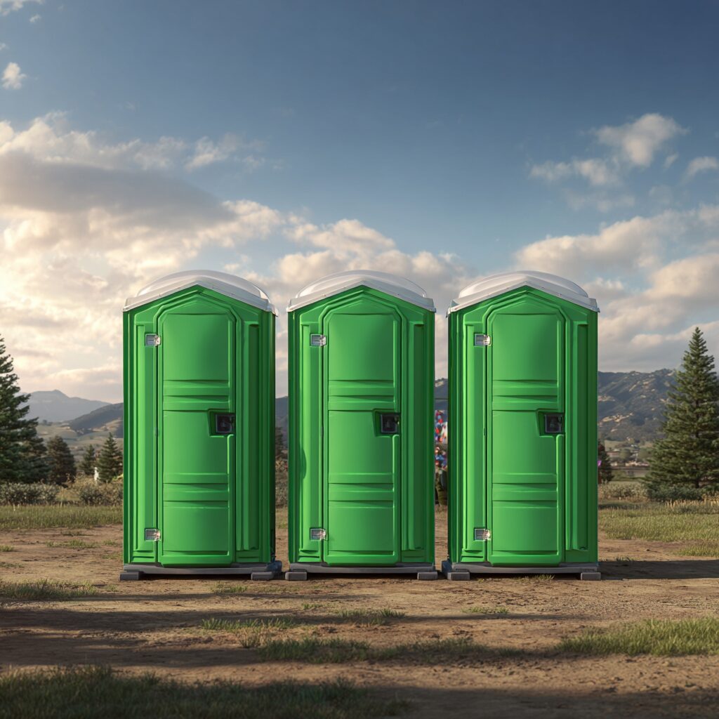 porta potty hygiene compared to permanent toilets