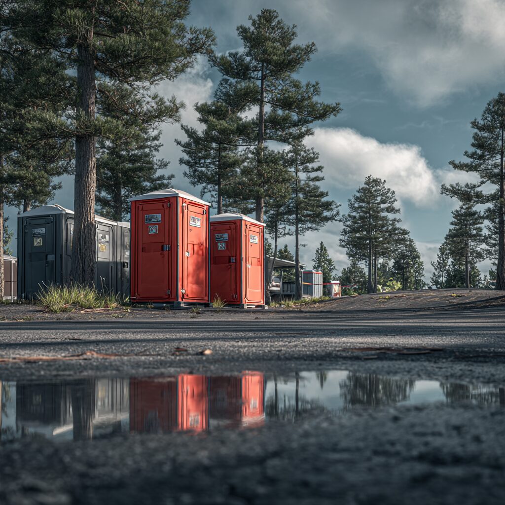 Porta potties have many eco-friendly features