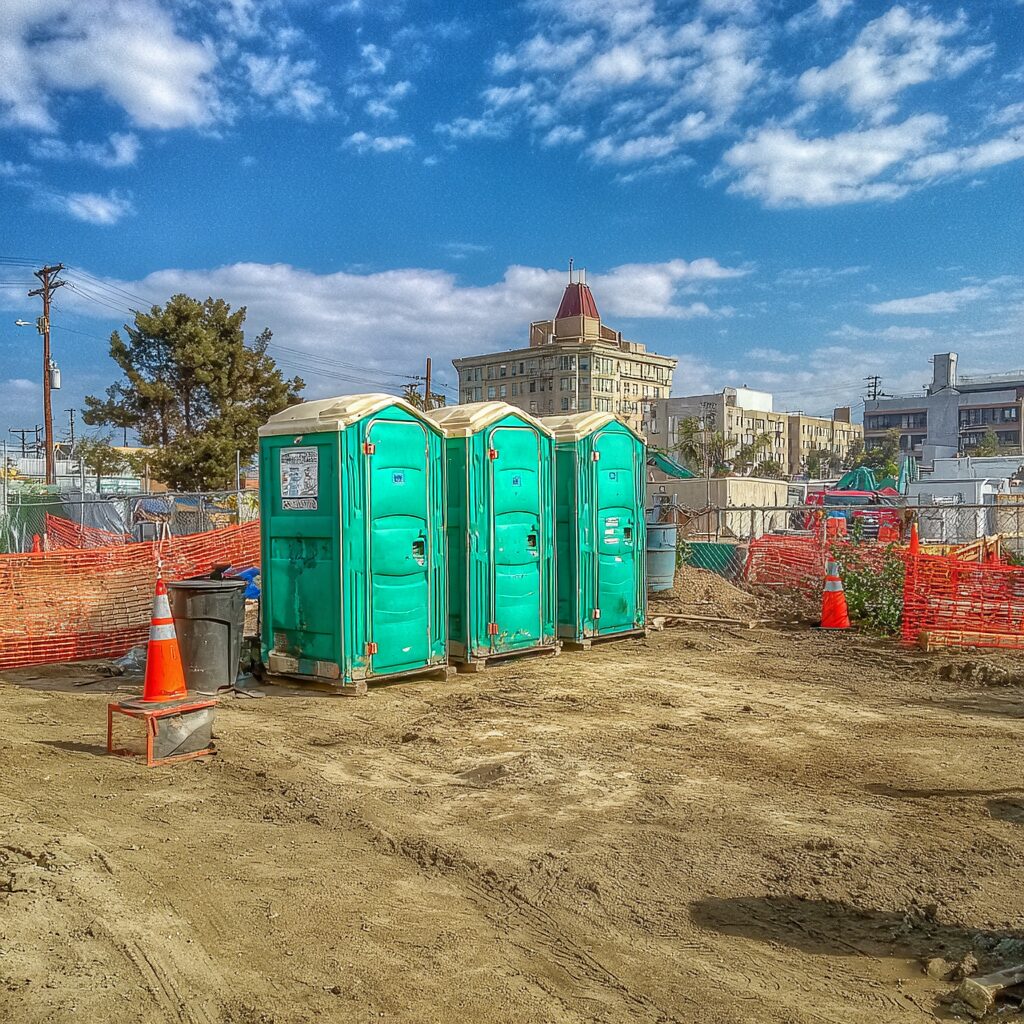 Eco-friendly porta potties for jobsites