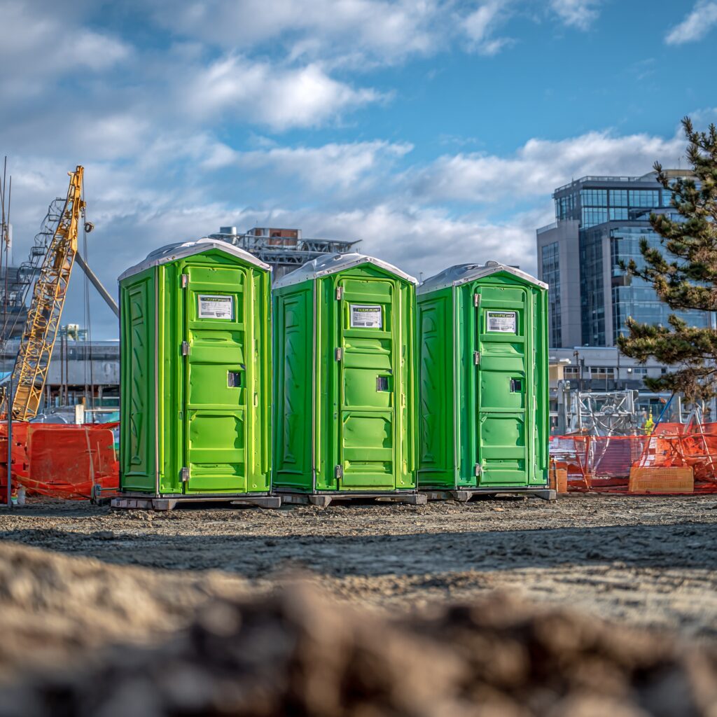 Environmentally safe construction site portable toilets