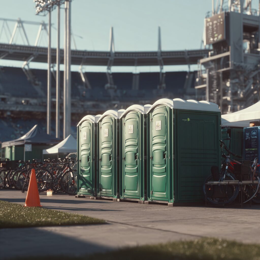 sustainable porta potties for sporting events and races