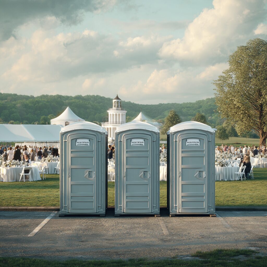 Eco-friendly porta potties for weddings