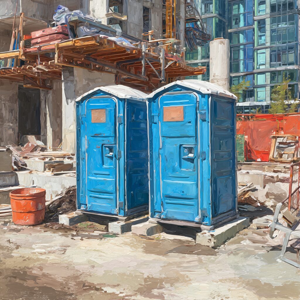 How porta potties help with water conservation on job sites