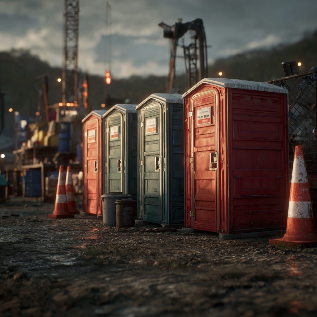 How porta potties prevent groundwater contamination on construction sites