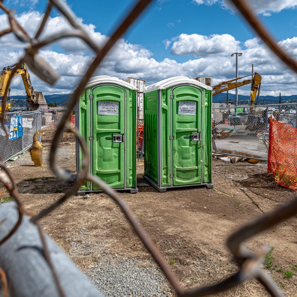 Zero flush technology in porta potties