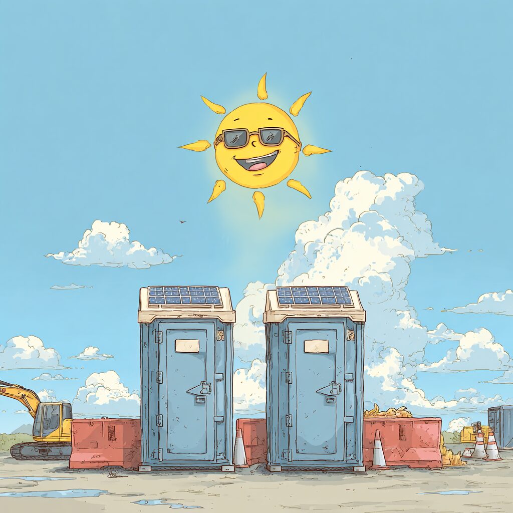 eco-friendly solar porta potties