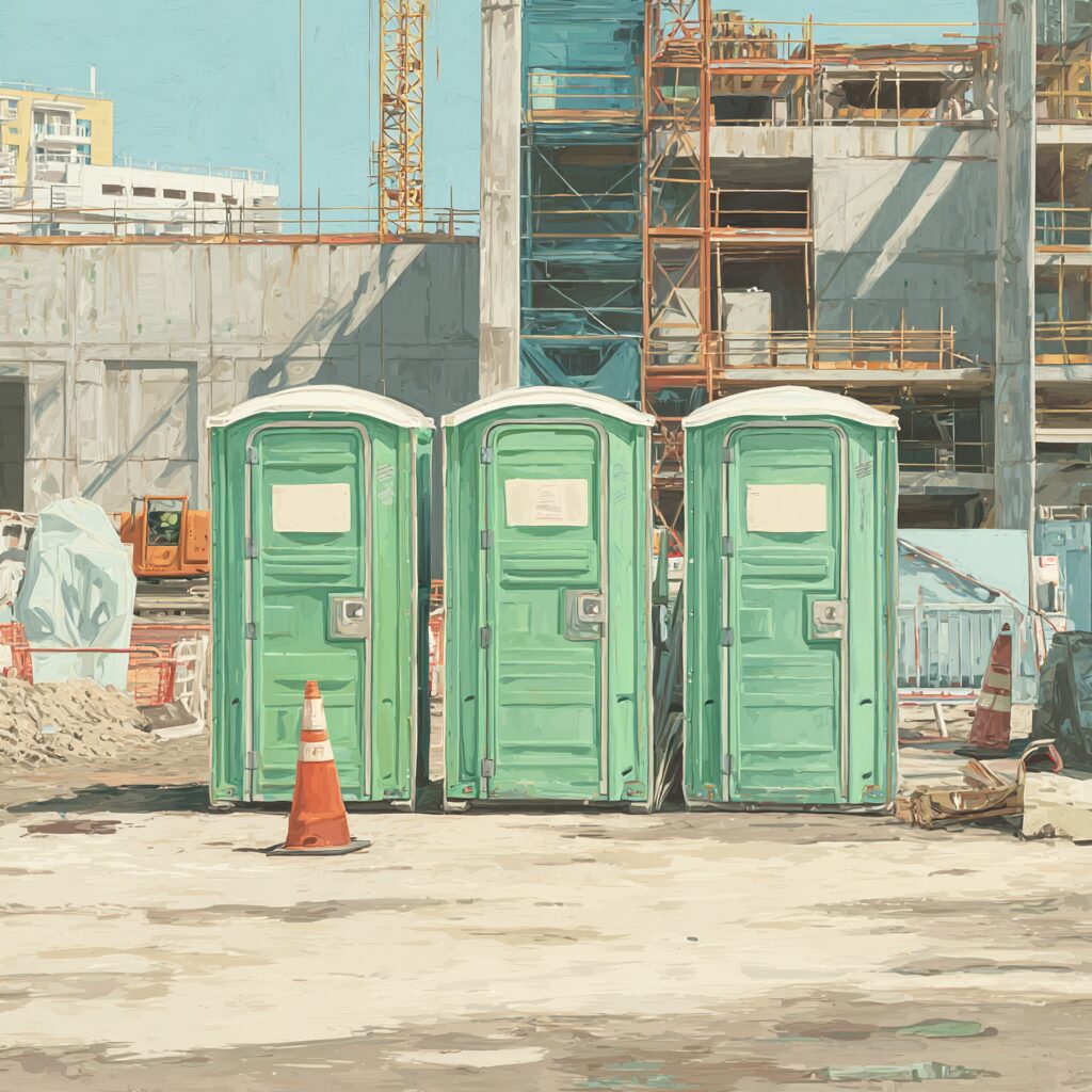 portable potty logistics and rental timelines