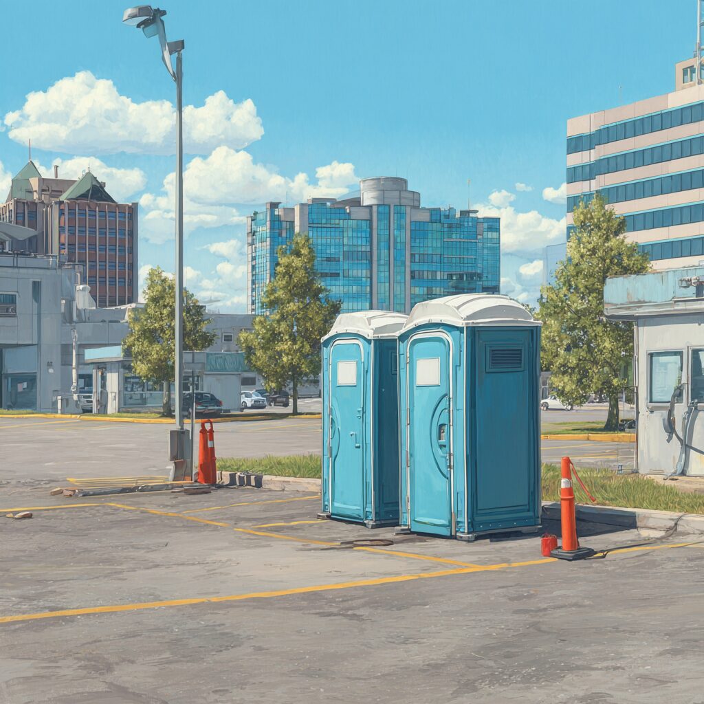porta potty logistics for events