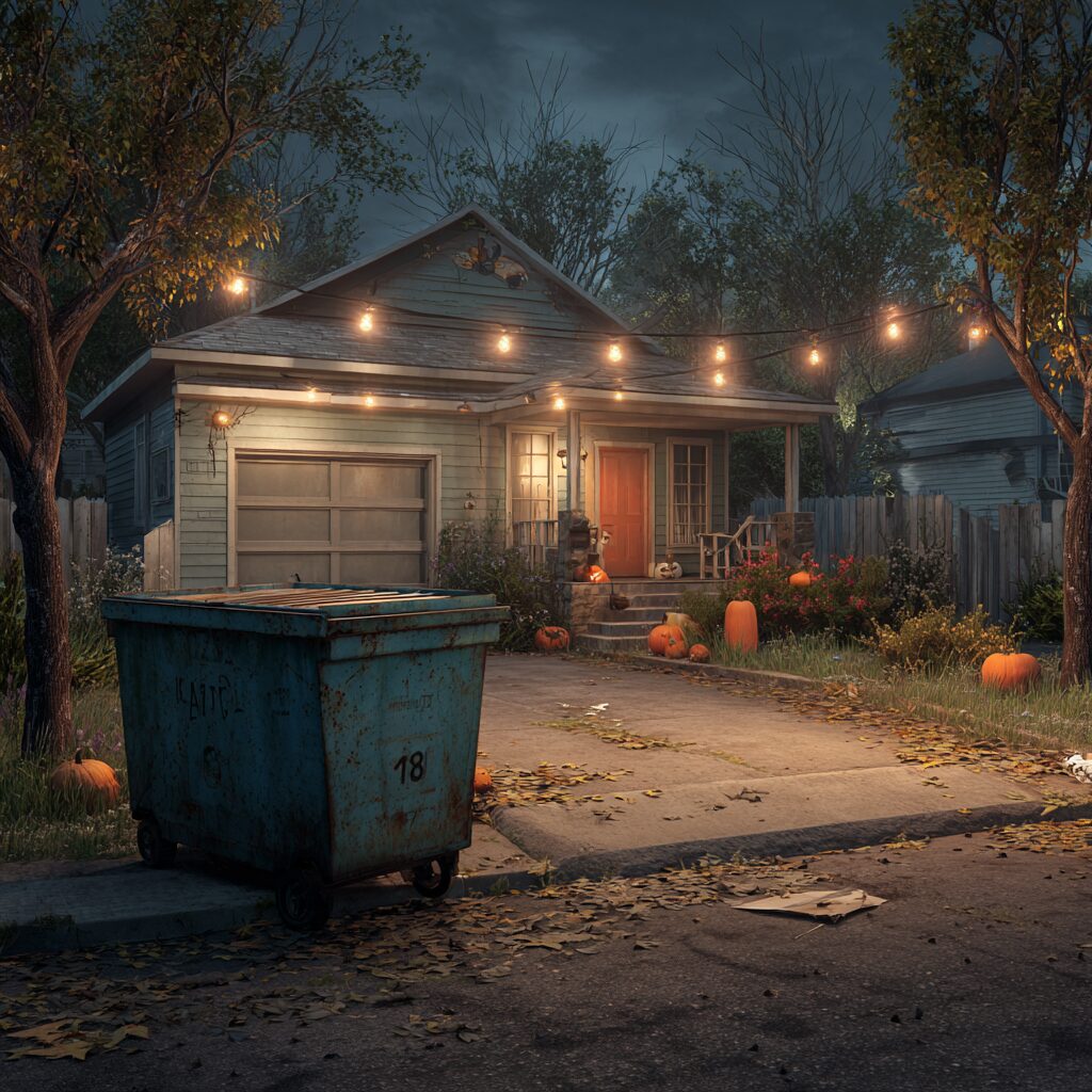 How to rent a dumpster for Halloween clean-up