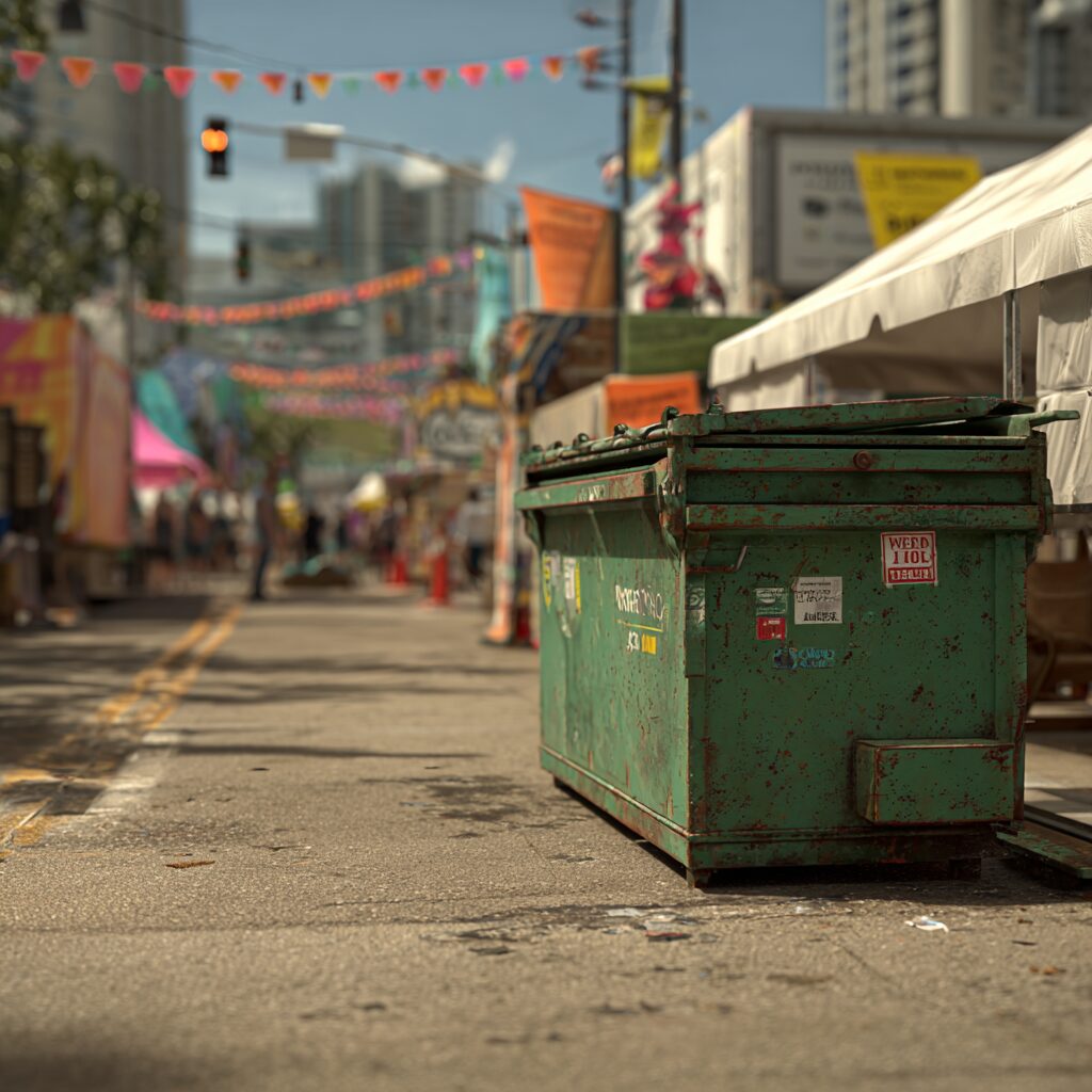 Austin dumpster rentals for events, concerts, and festivals