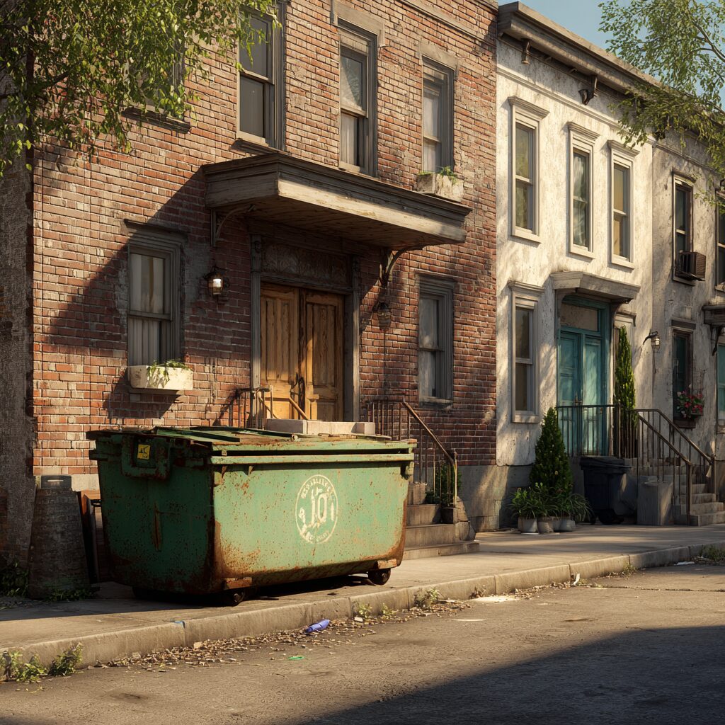 Where to place dumpsters at Austin events