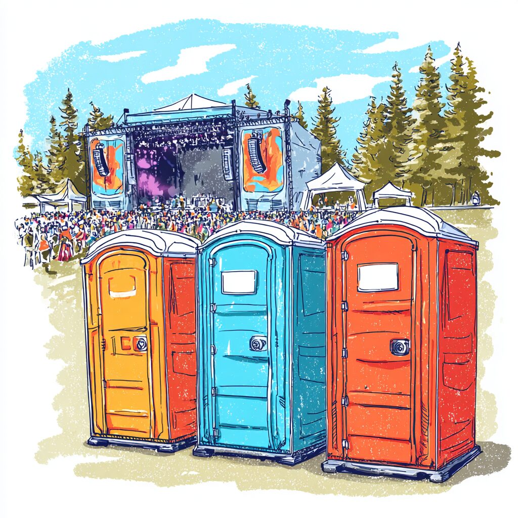 Questions about porta potties at festivals