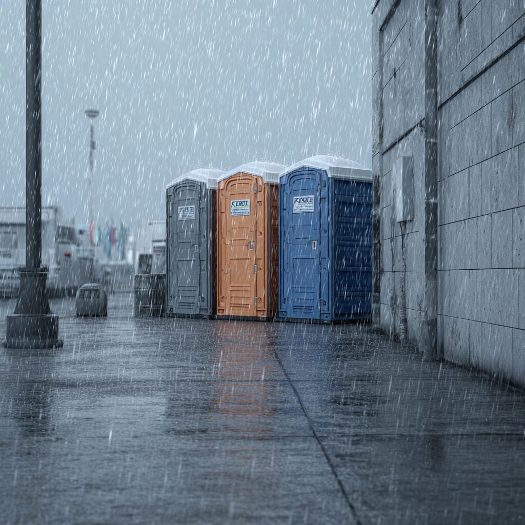 Porta potty playbook for events with special circumstances