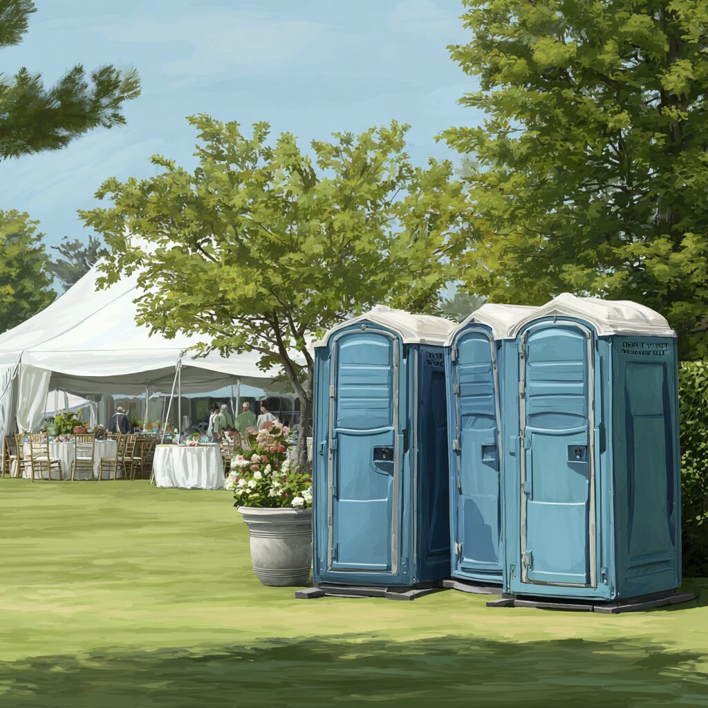 Porta potty rentals for weddings with alcohol