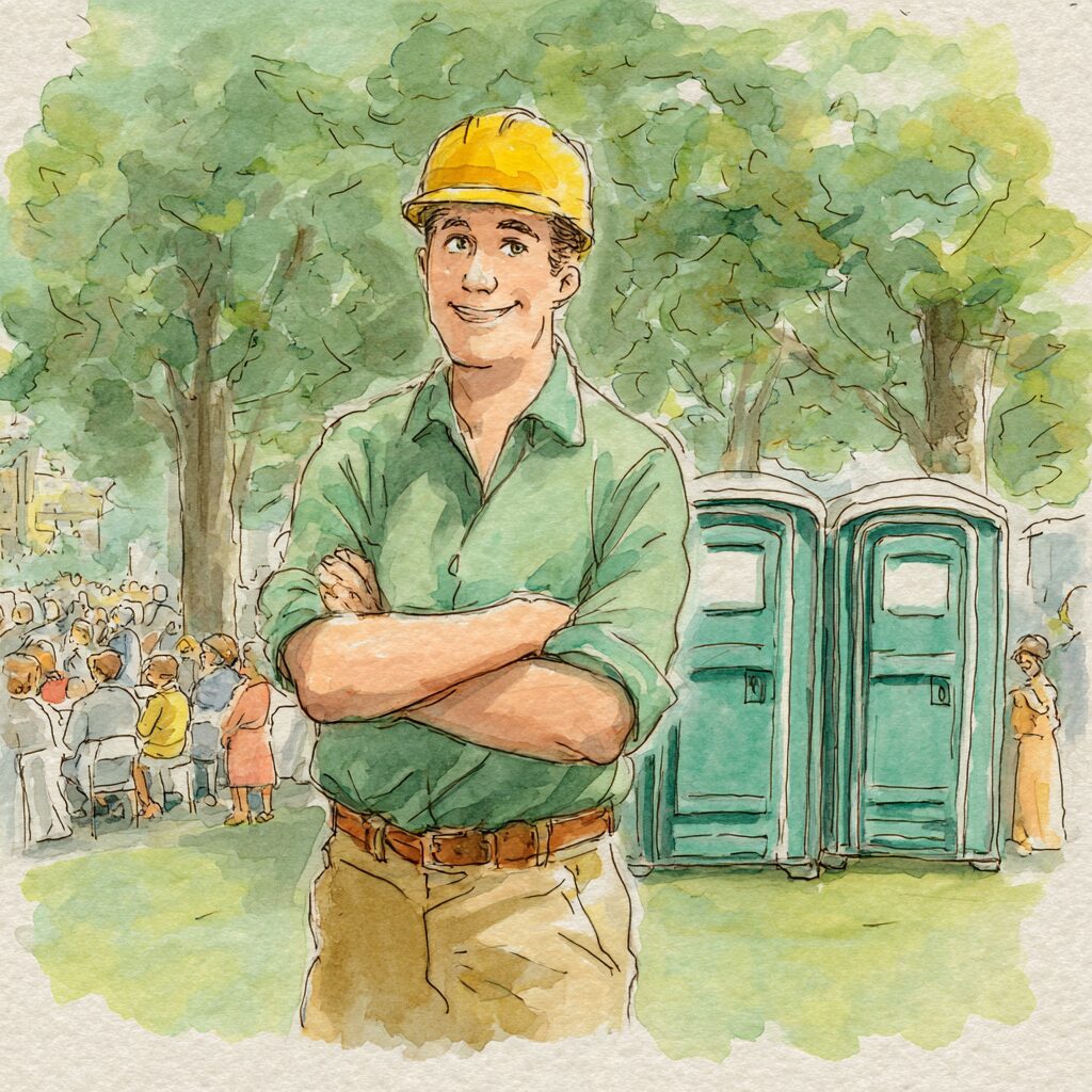Meet the Prime Dumpster Wedding Porta Potty Pro