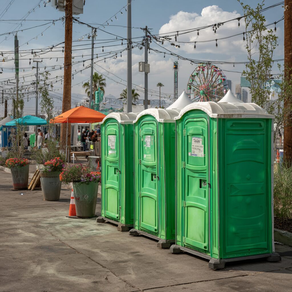 Navigating your first porta potty rental for large events