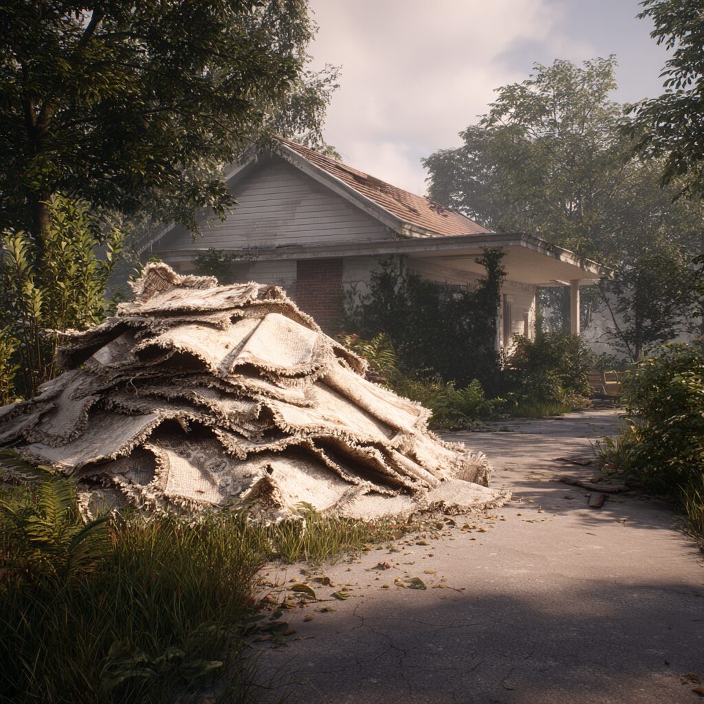 how to dispose of carpet for dumpsters