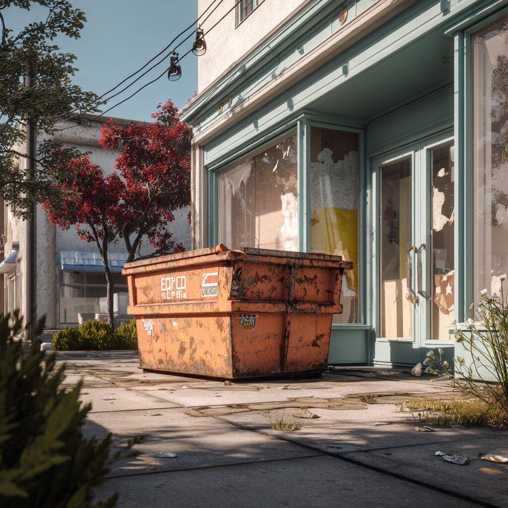 cutting carpet for dumpster disposal