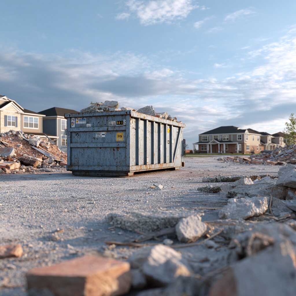 Reinforced concrete waste disposal