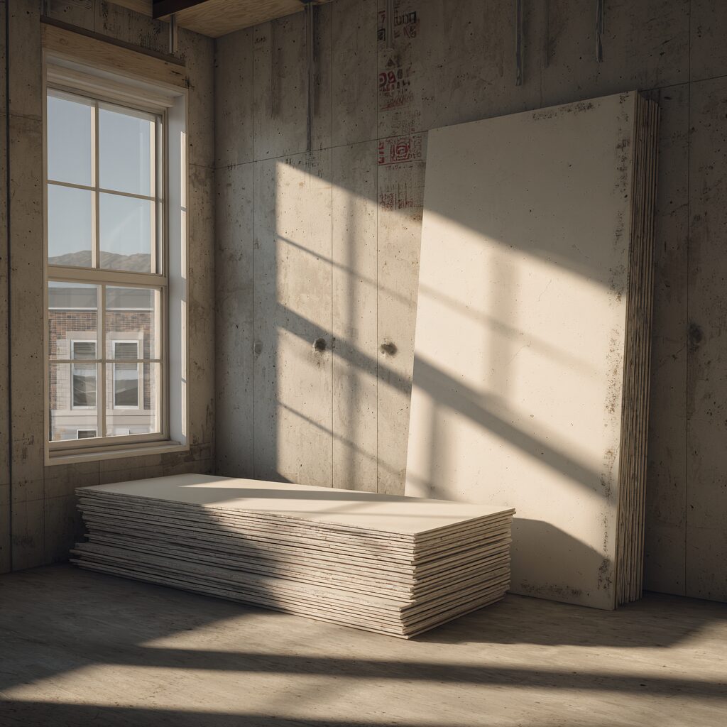 Don't mix drywall with other construction materials