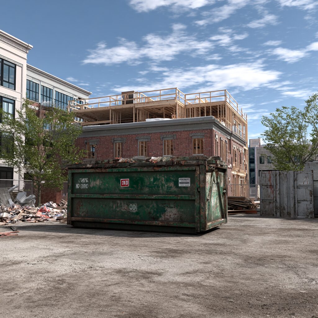 Can you mix drywall with other materials in a dumpster?