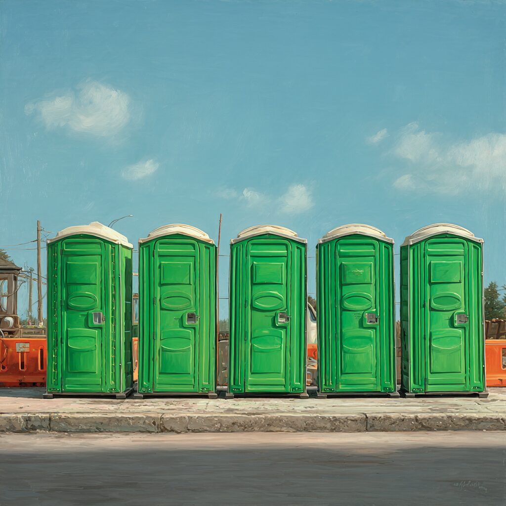 Construction porta potty durability