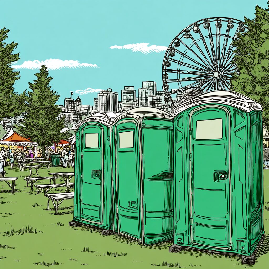 How long do event porta potties last?
