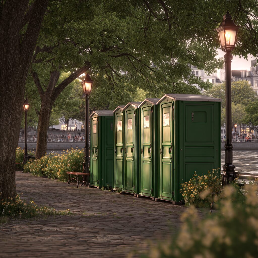 How long do porta potties last outside?