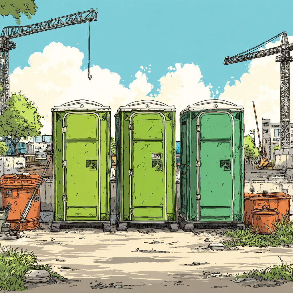 How far in advance do I need to rent construction porta potties?