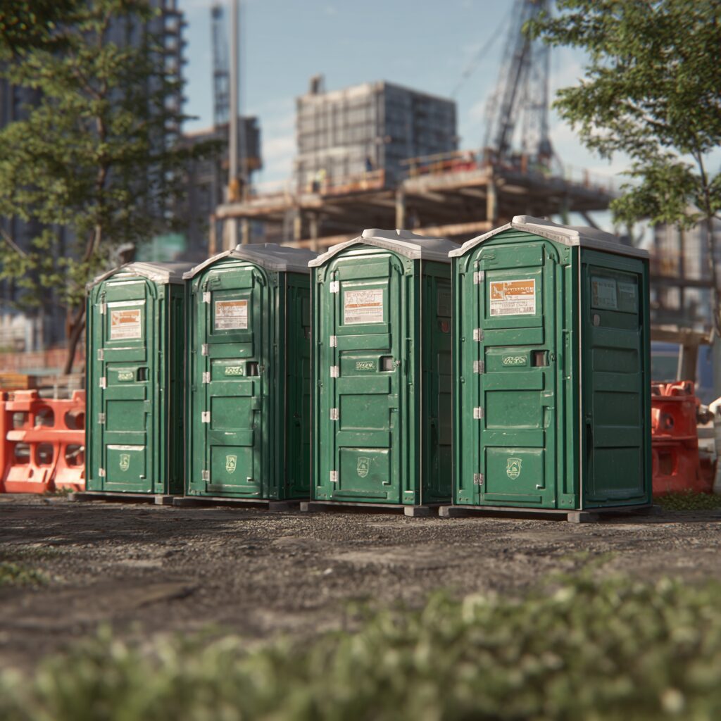 When should I rent porta potties for my construction project?