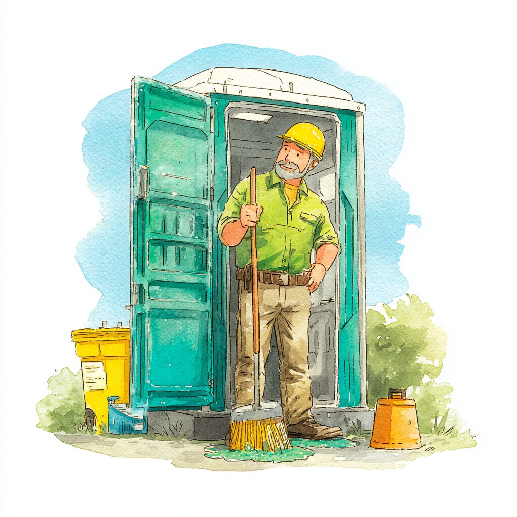 How the Prime Dumpster Pros keep porta potties clean