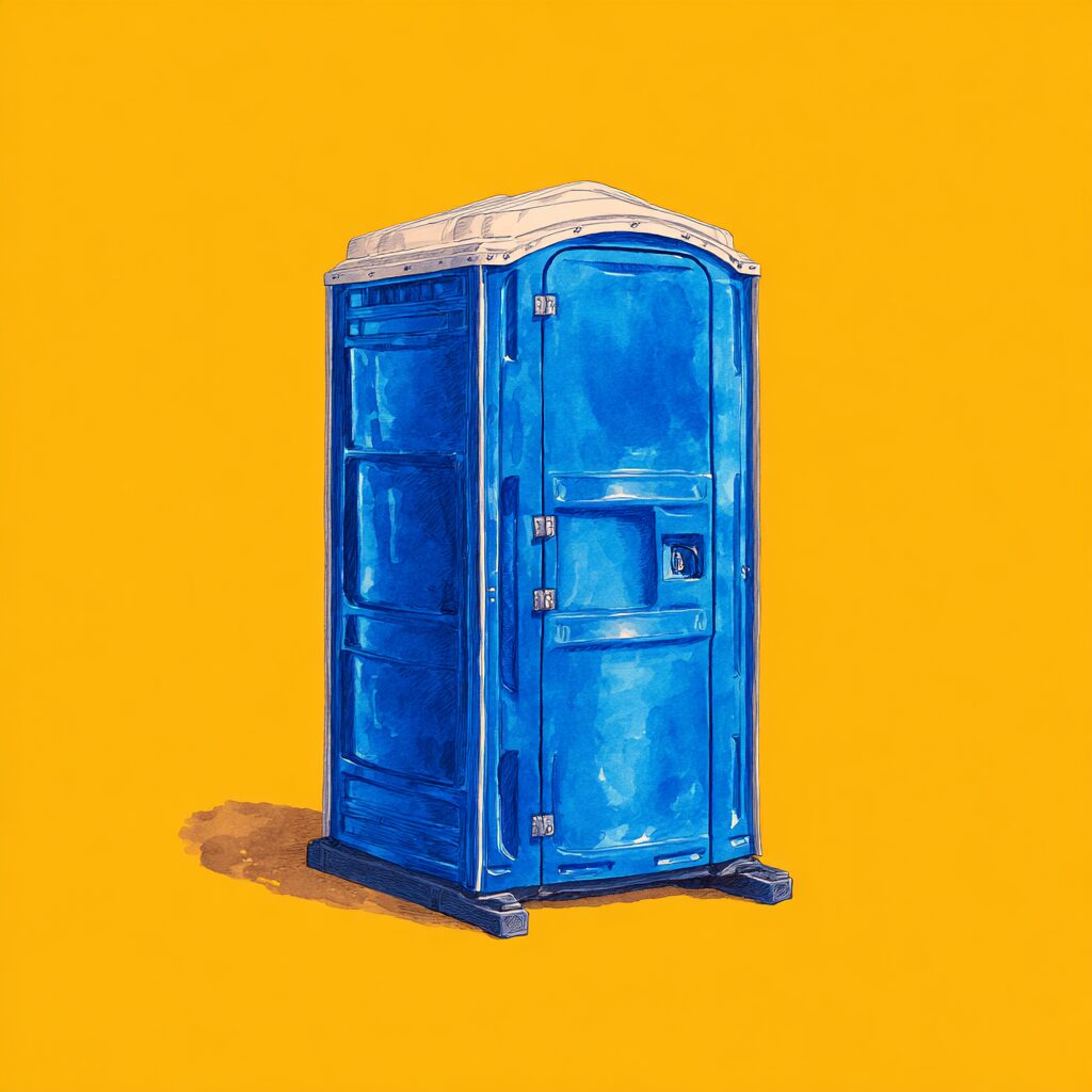 keeping porta potties clean at events