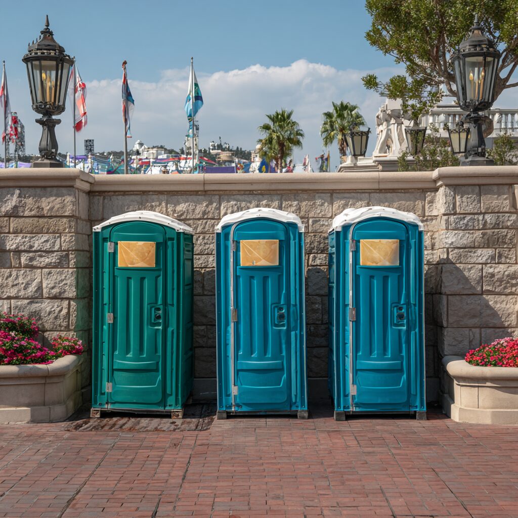 Porta potty comfort at events