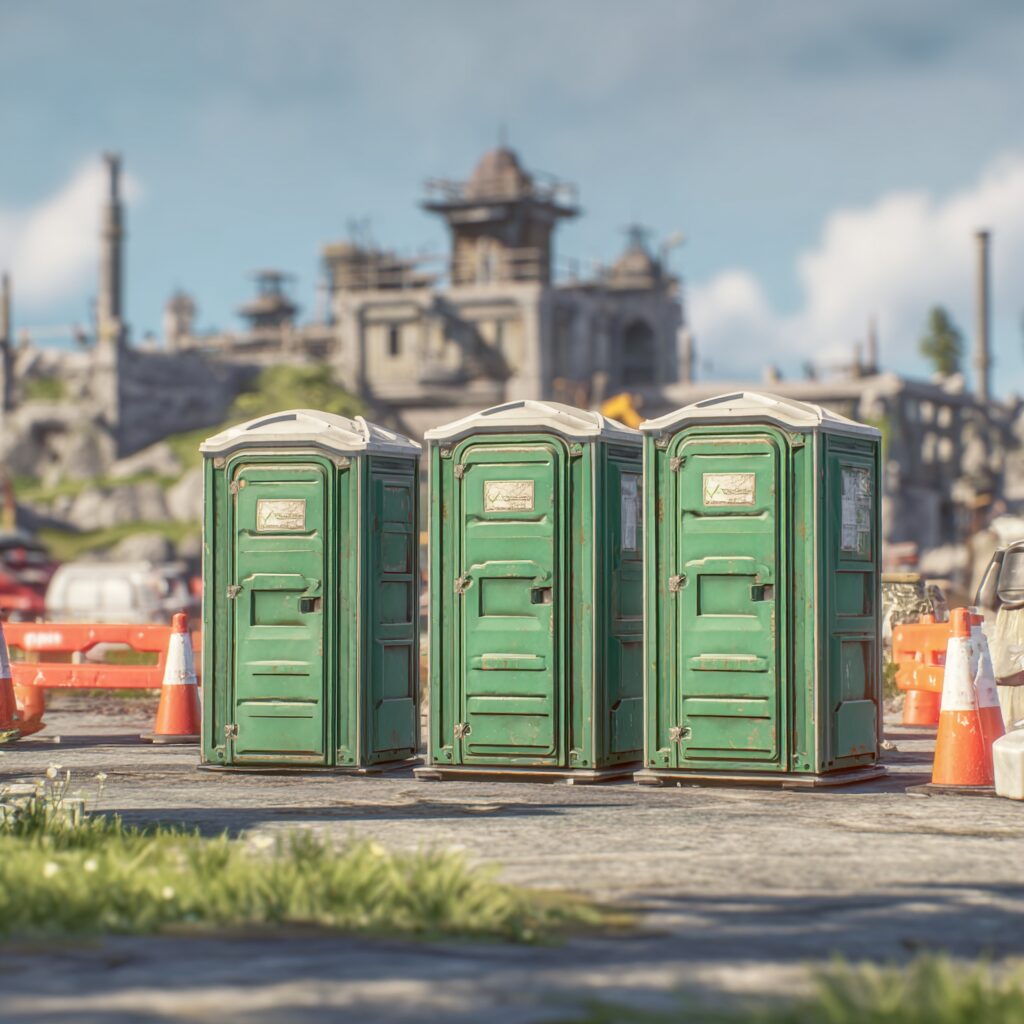 increasing porta potty comfort helps improve construction site morale