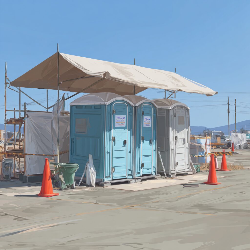 How to increase porta potty comfort on construction sites