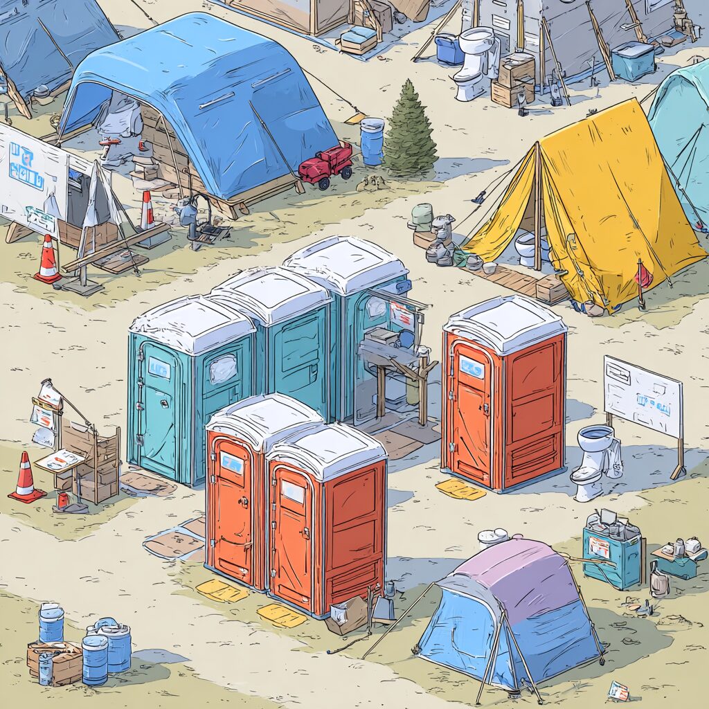 How Porta Potties Increase Comfort Following Natural Disasters
