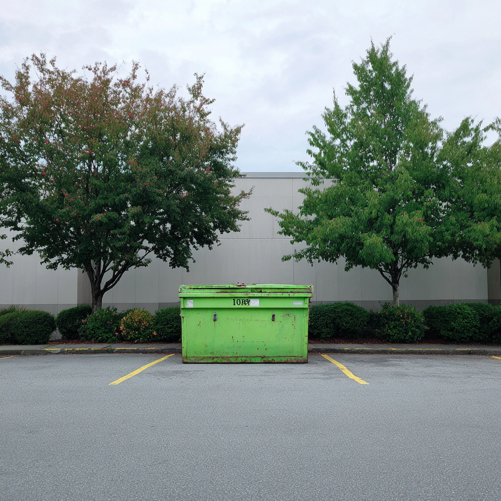 Trash dumpster rental strategy for events