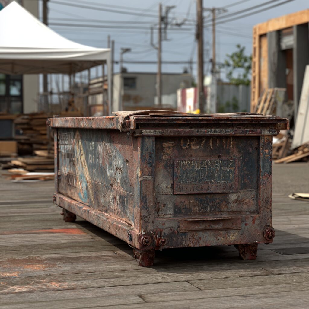 Strategies for loading rented dumpsters