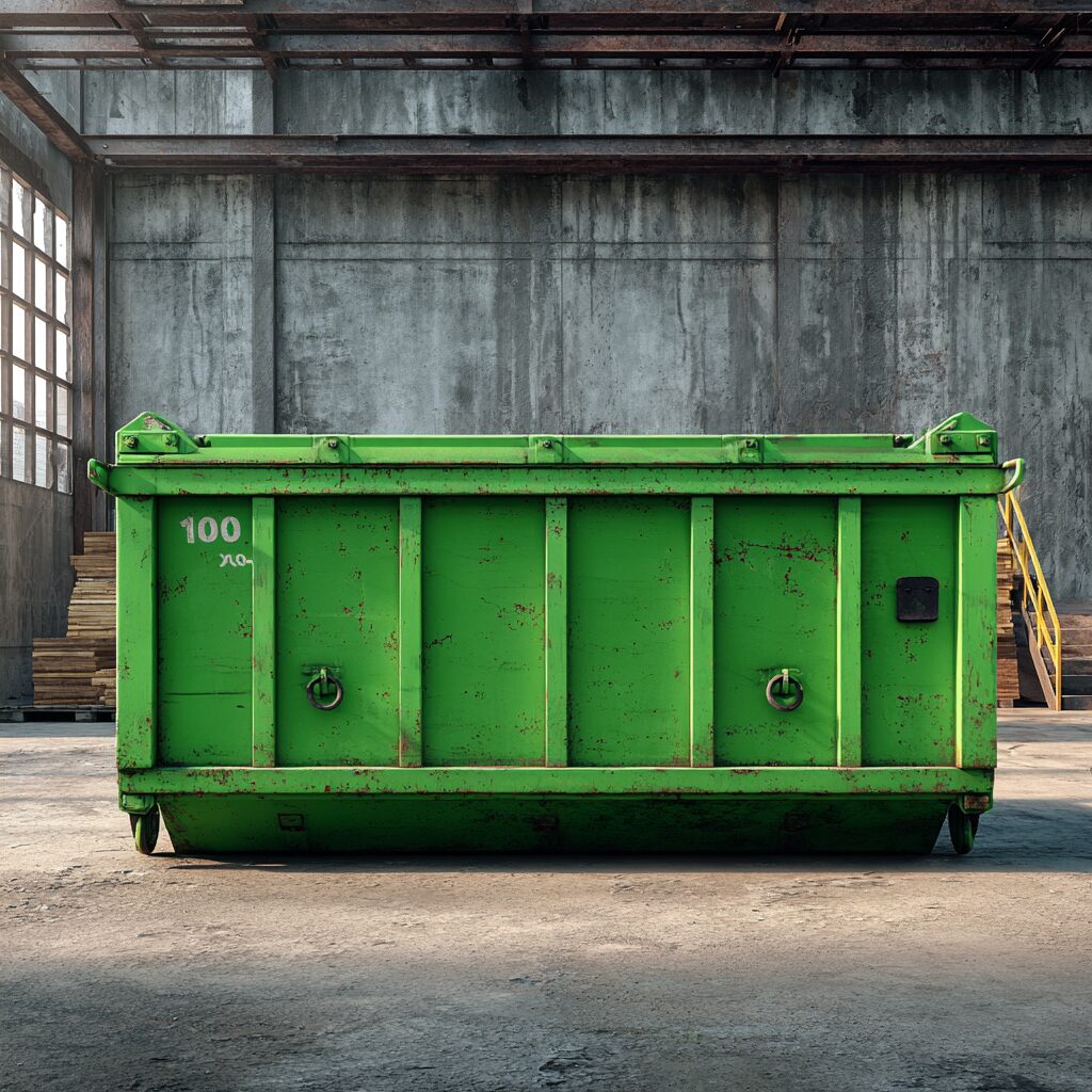 What is safe to put in a rented dumpster?