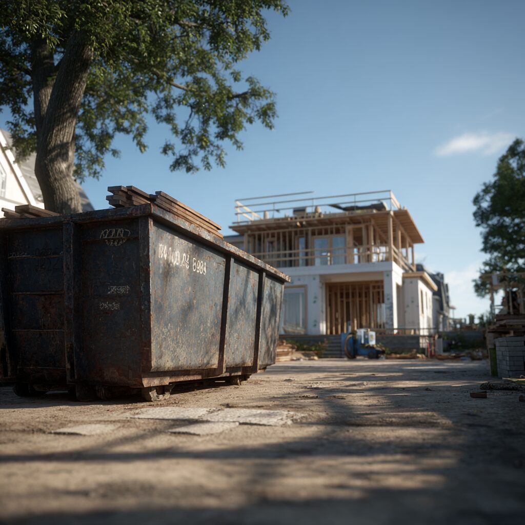 Maximizing dumpster capacity for construction and residential disposal.