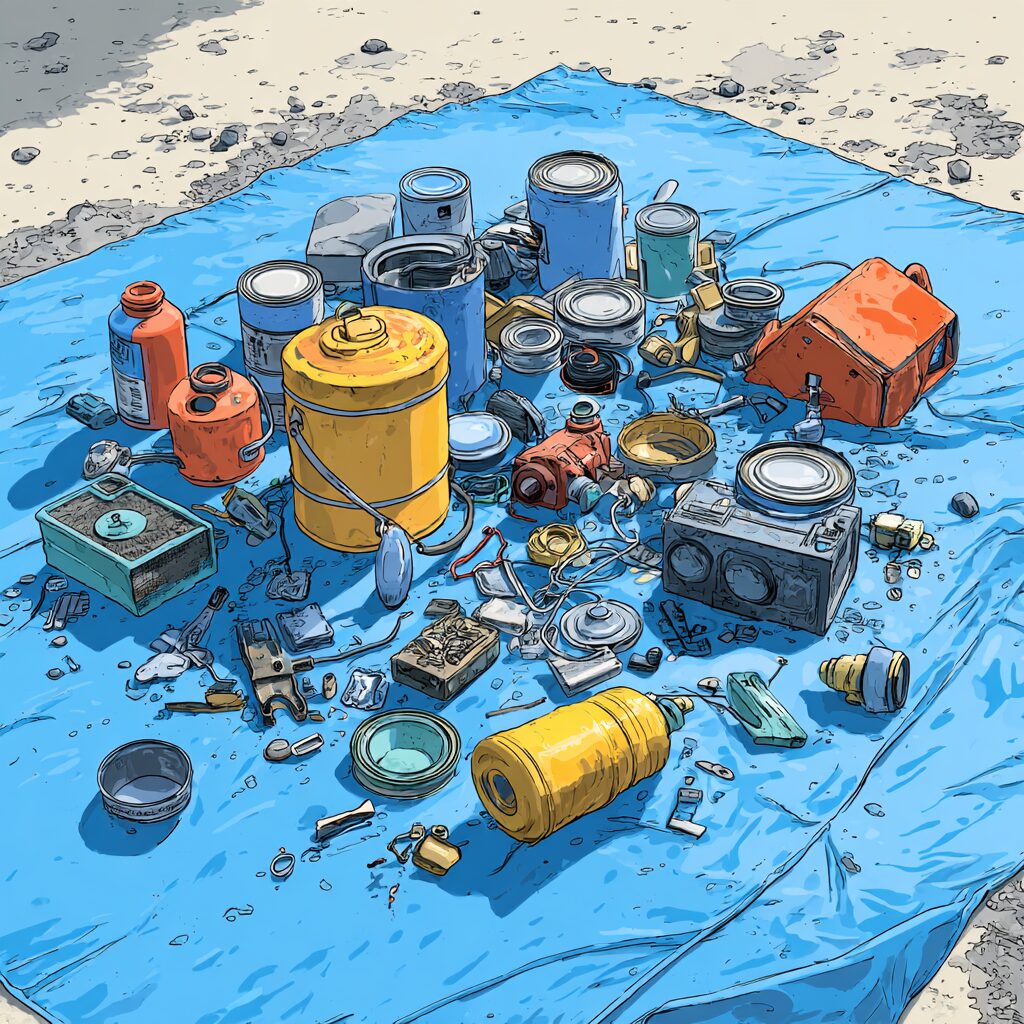 How to maximize items for efficient dumpster disposal