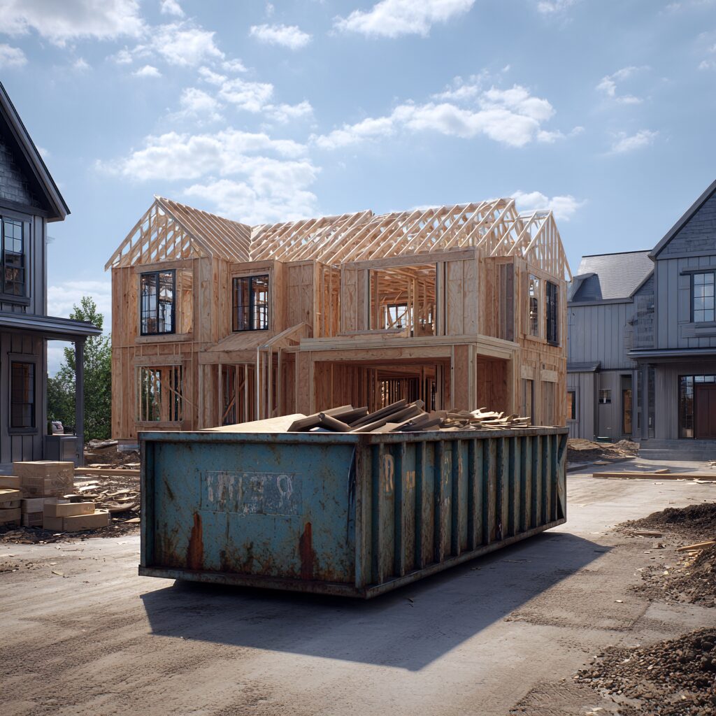 How to load different material types into a rented dumpster