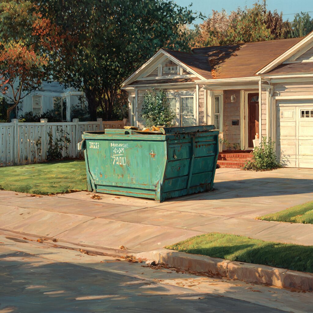 Delivery day tips for rented dumpsters