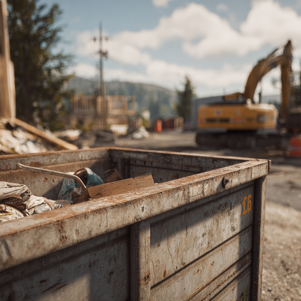 Rented dumpster pickup tips