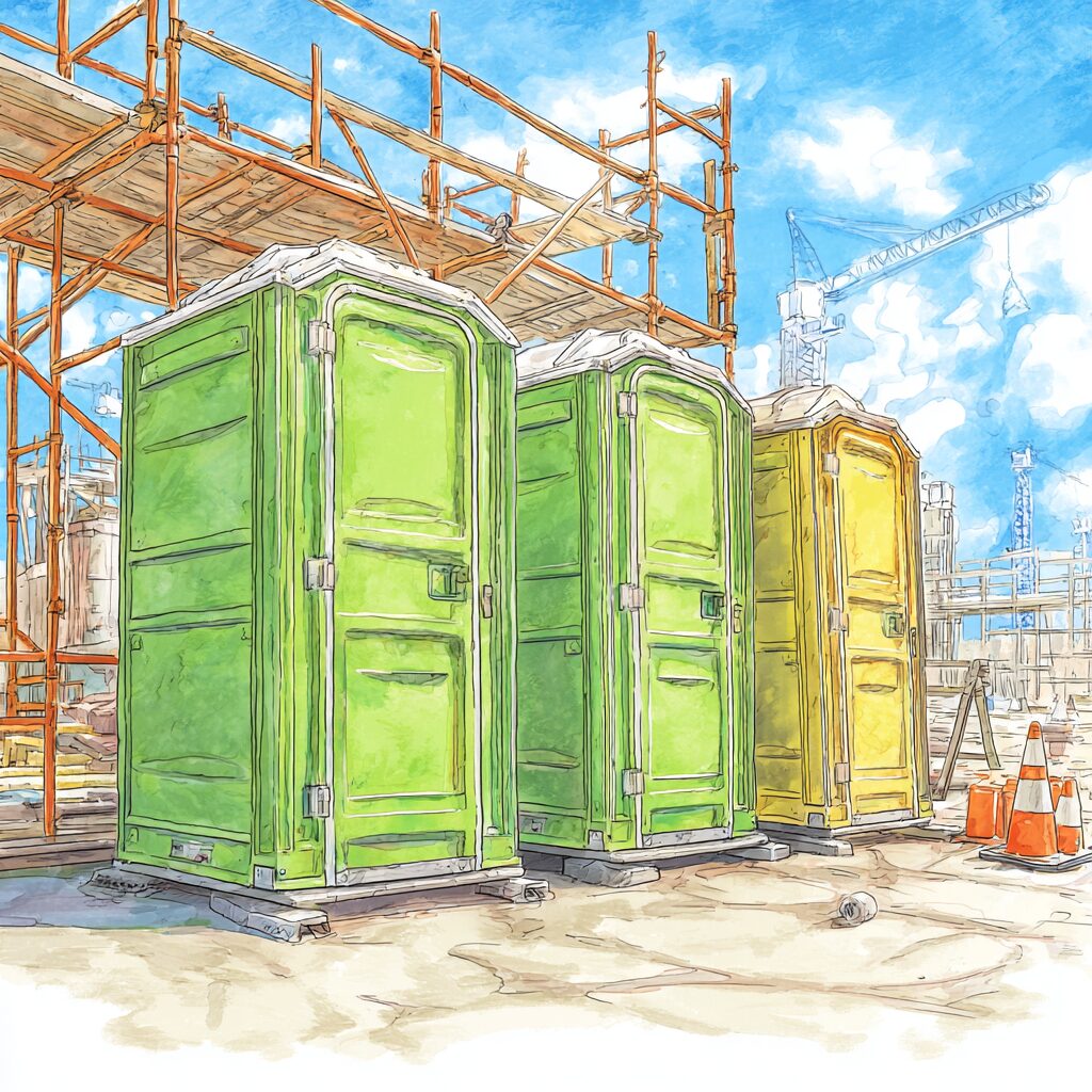 How to stagger porta potty deliveries across multiple locations